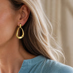 Golden Cascade Drop Earrings