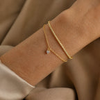 Layered Charm Chain Bracelet