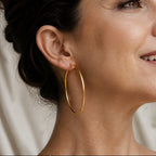 Majestic Halo Hoop Earrings
