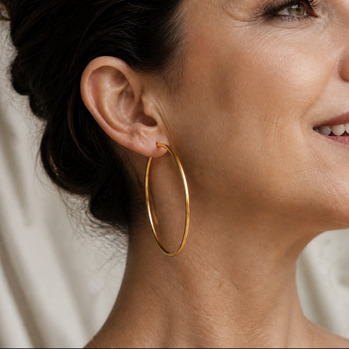 Majestic Halo Hoop Earrings