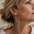 Majestic Halo Hoop Earrings