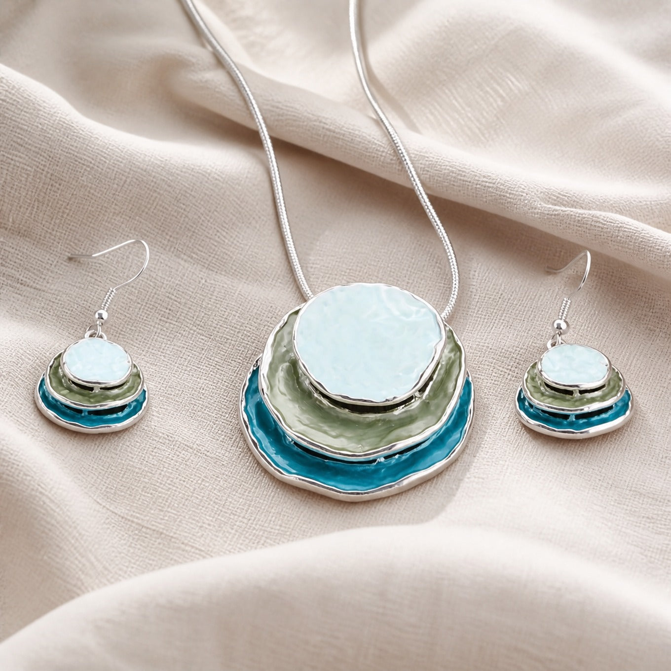 Bohemian Layered Enamel Set