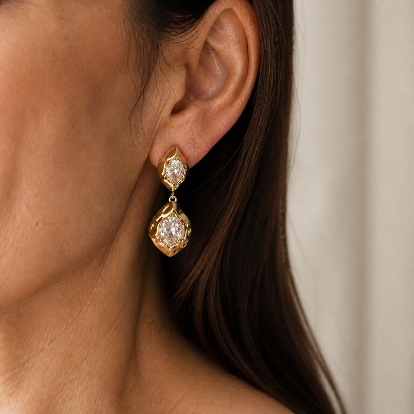 Estate Vintage Drop Earrings