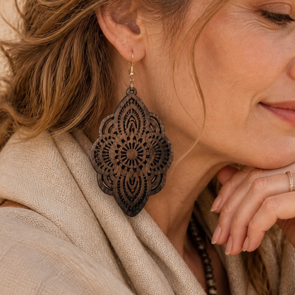 Boutique Floral Boho Earrings