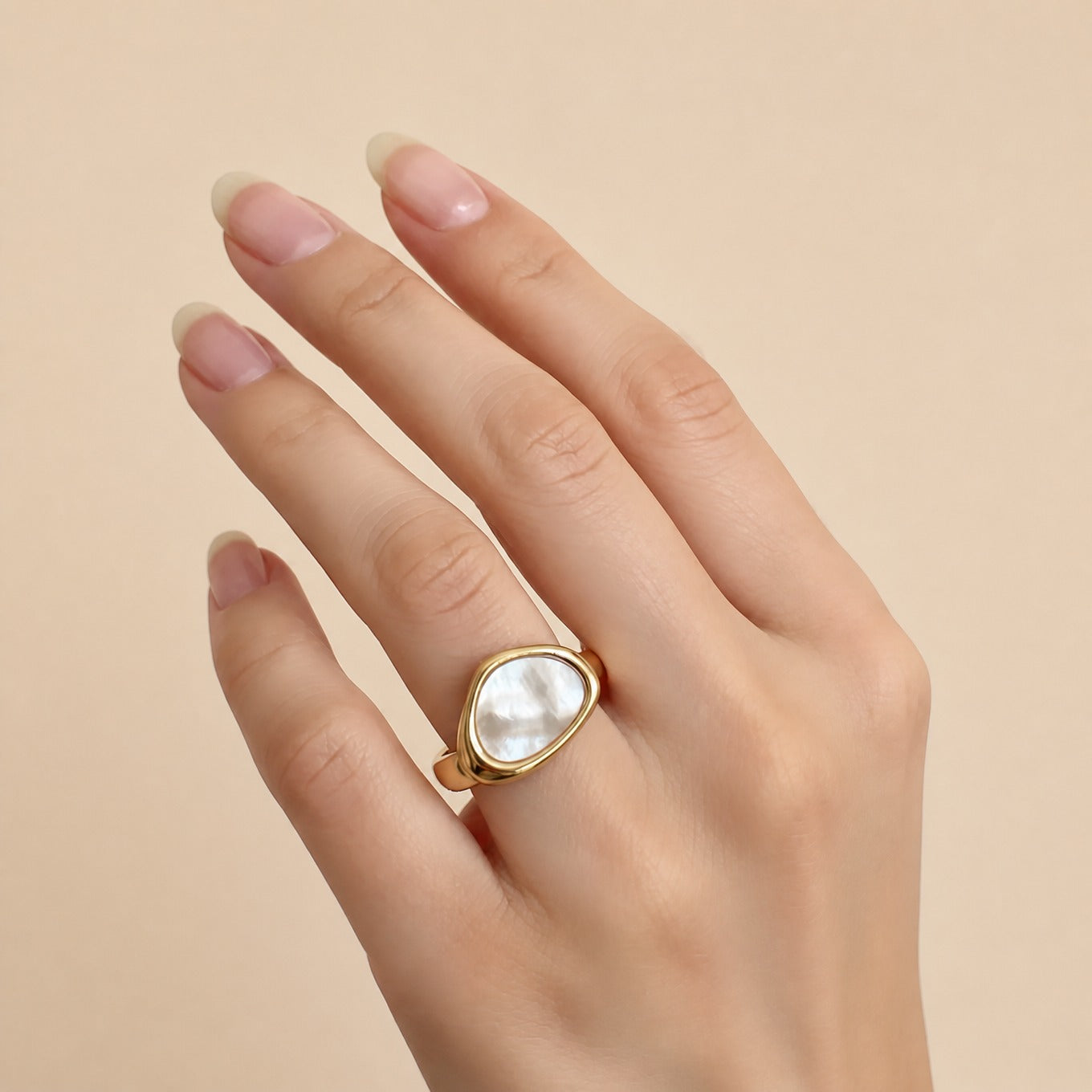 Minimal Open Band Boho Ring