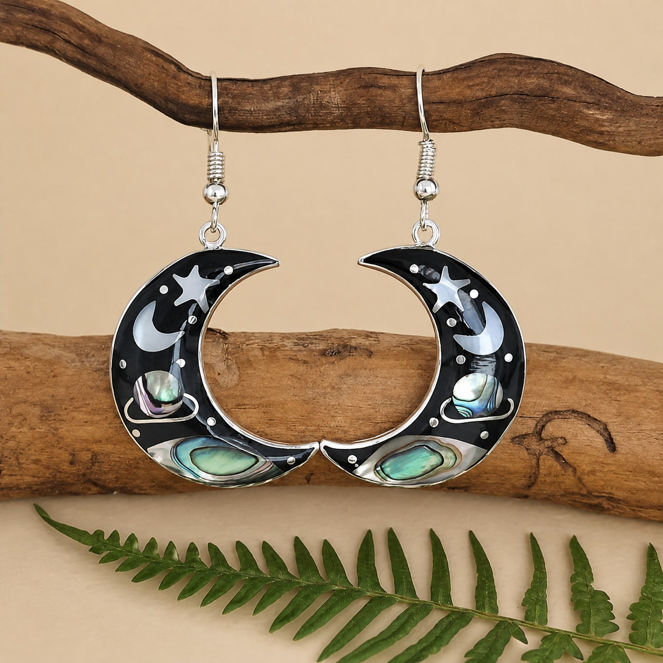Celestial Crescent Earrings
