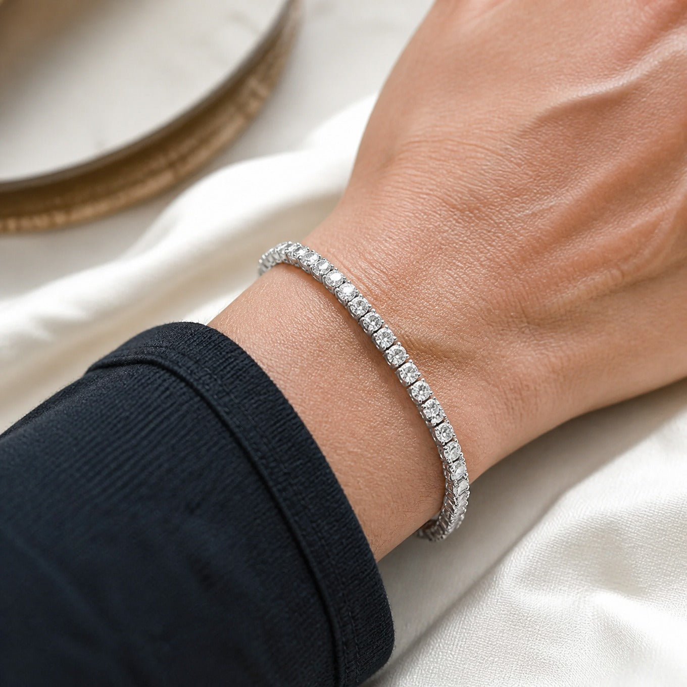 Prestige White Gold Bracelet