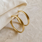 Vintage Golden Hoop Earrings