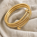 Golden Cascade Bracelet