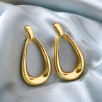 Golden Cascade Drop Earrings