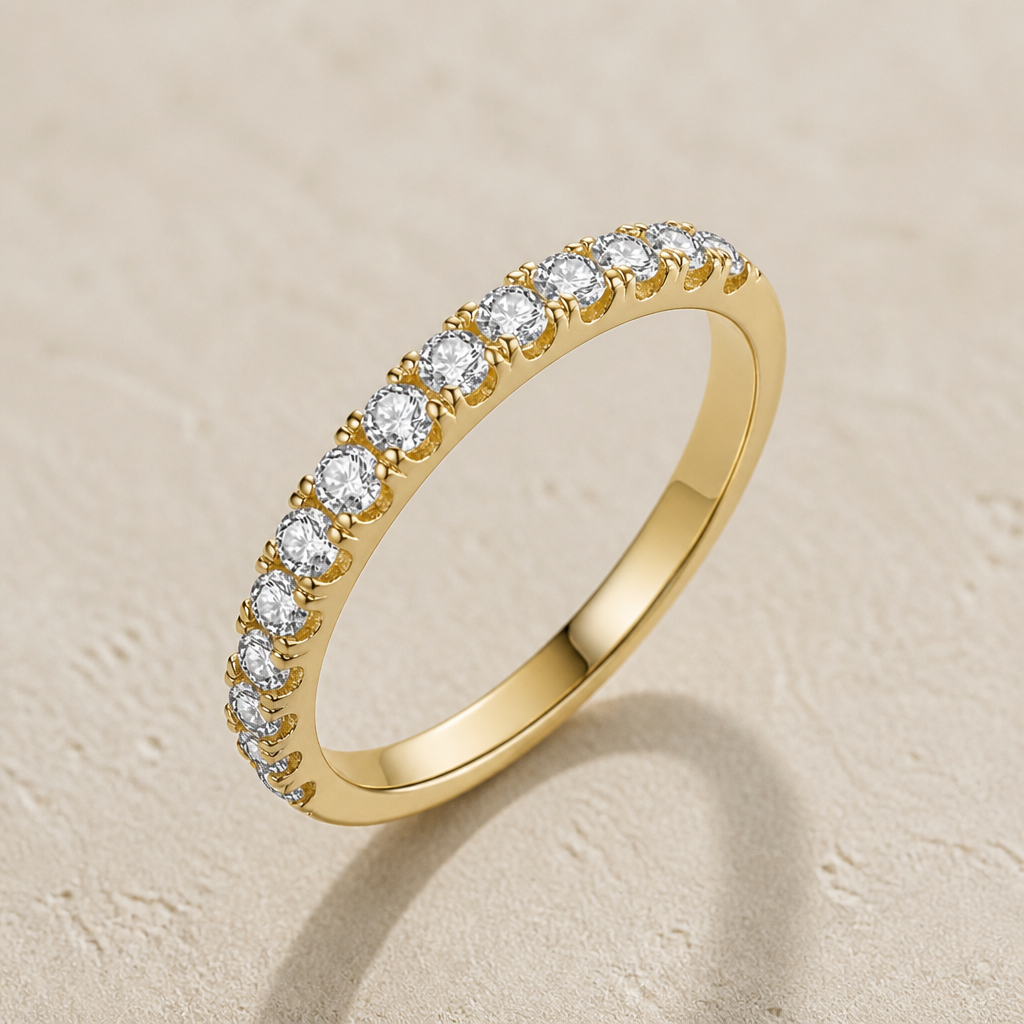 Crystal Embrace Band Ring