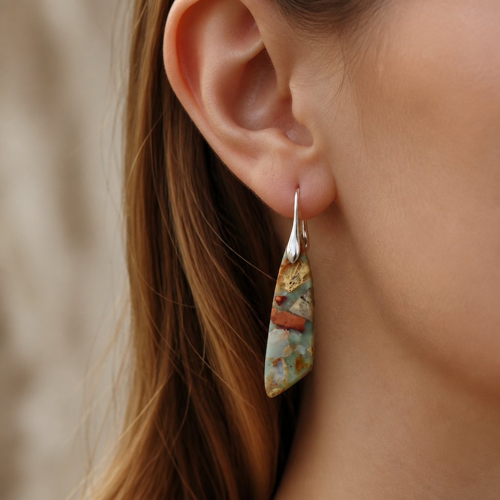 Charm Natural Stone Earrings