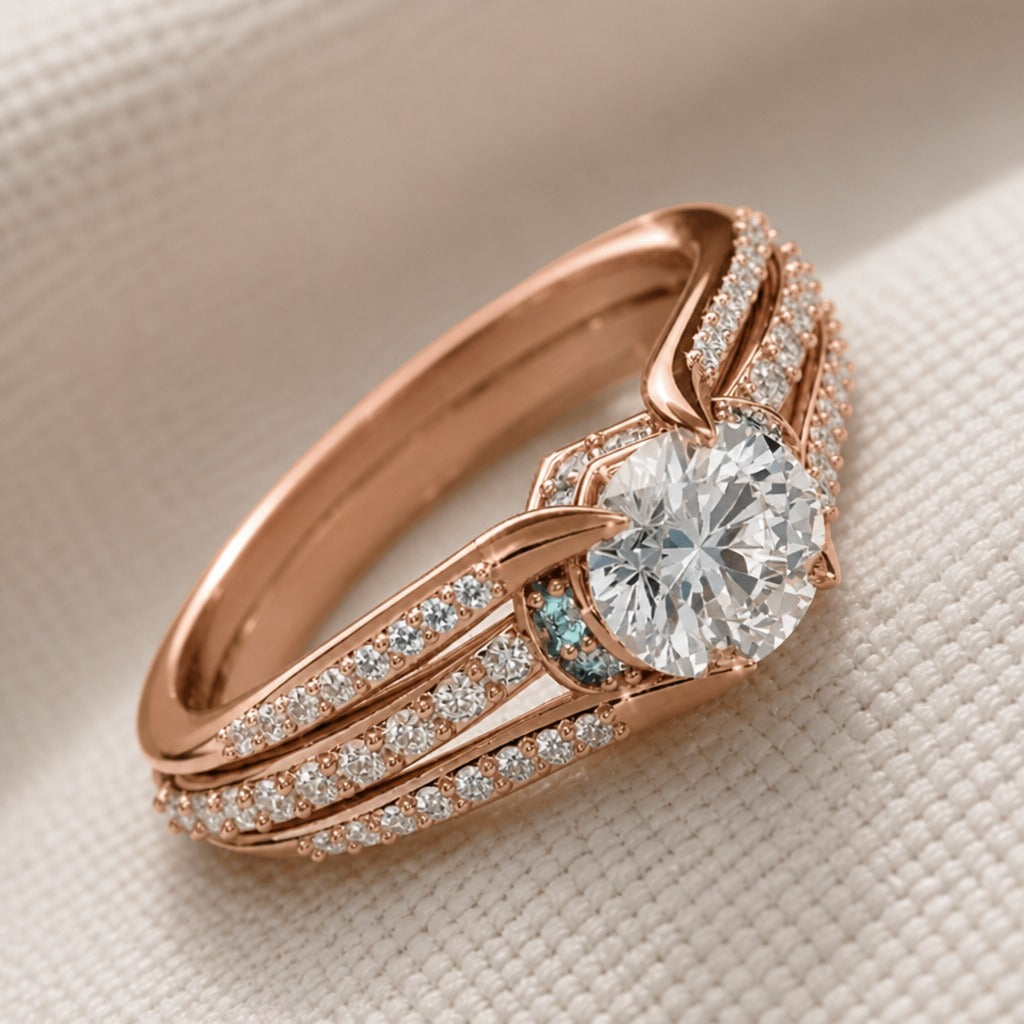 Graceful Zirconia Stone Ring