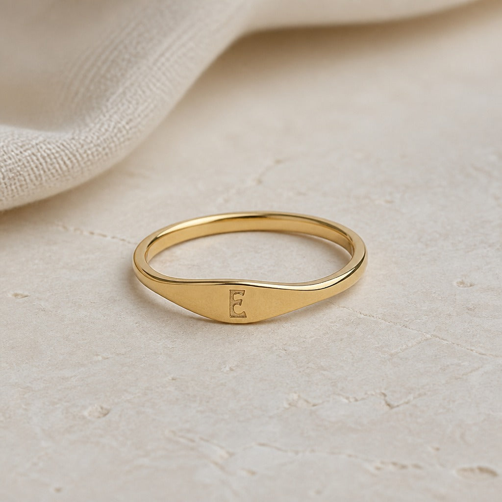 Liora Letter Ring Collection