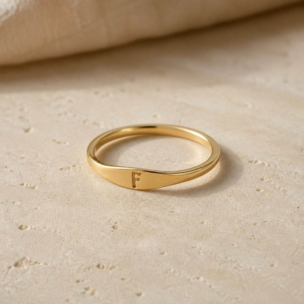 Liora Letter Ring Collection