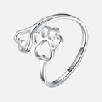 Crystal Paw Ring