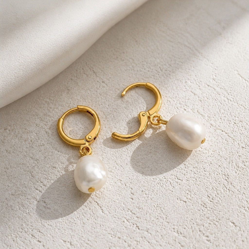 Pearl Heritage Charm Earrings
