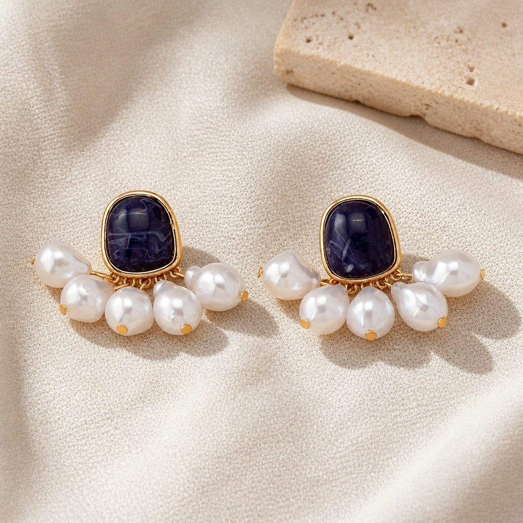 Pearl Versailles Drip Earrings