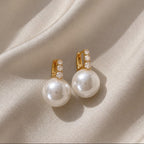 Pearl Halo Sphere Studs