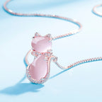 Zircon Cat Necklace