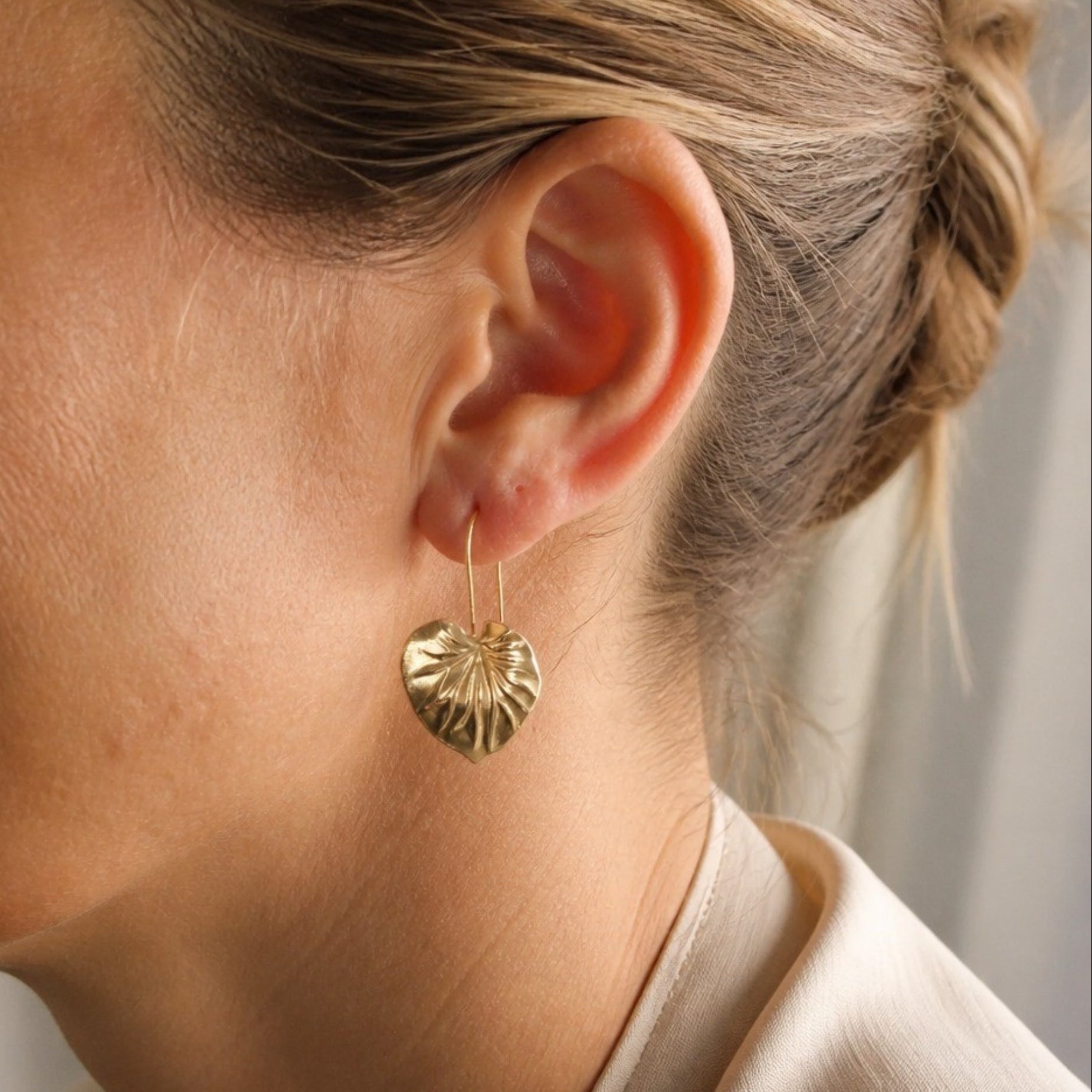 Luxe Leaf Pendant Earrings