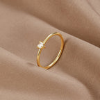 Crystal Heart Love Ring