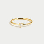 Crystal Heart Love Ring
