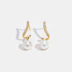 Pearl Wave Earrings