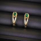 Amara Lavigne Emerald Earrings