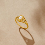 Luxe Vintage Pearl Ring
